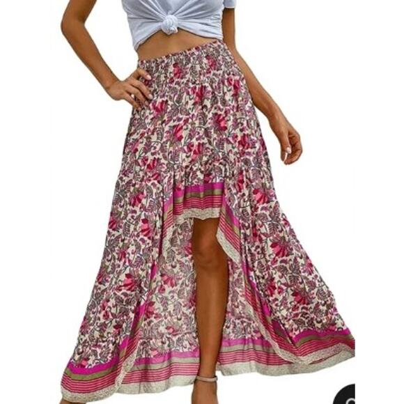 Boho High Low Cowgirl Skirt - Picture 9 of 9
